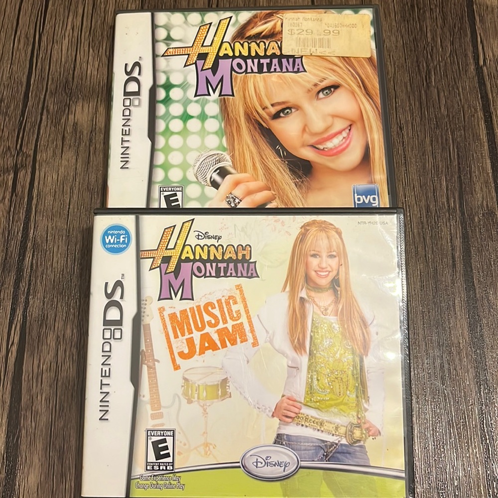 Nintendo DS Game Hannah Montana and Hanna Montana Music Jam
